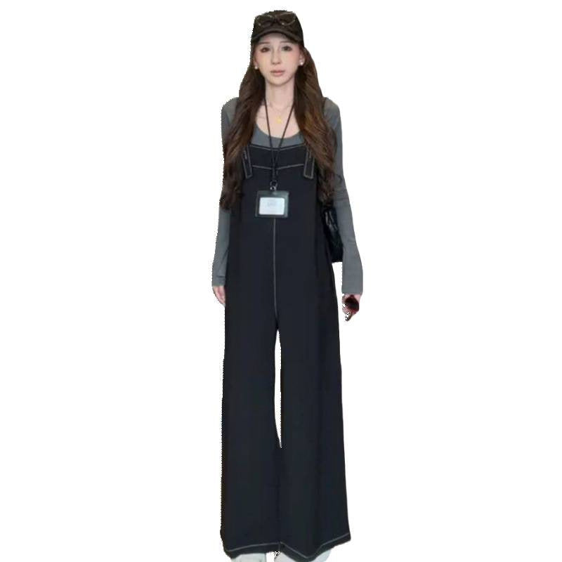 Womens Crew-Neck Knitted Base Layer Jumpsuit Two-Piece Set
