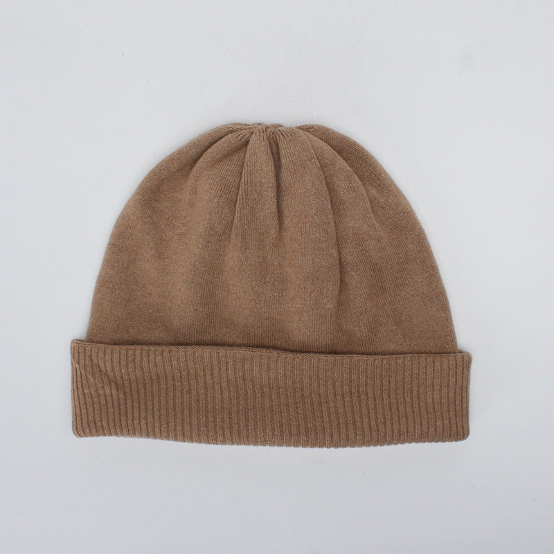 Double Layer Thickened Wool Knitted Hat Children