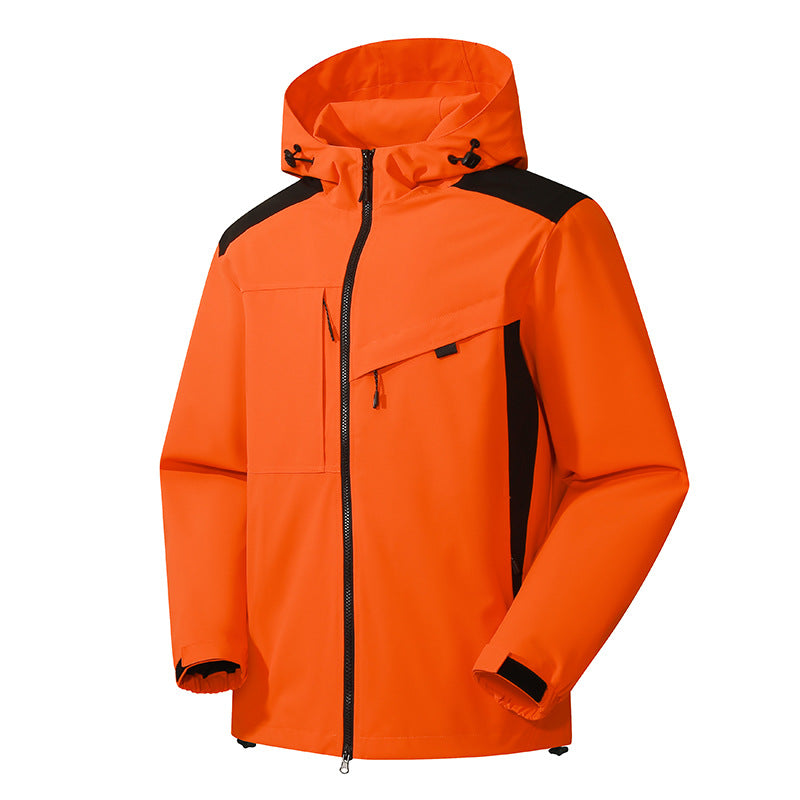 Vandtæt Vindtæt Outdoor Shell Jakke Mænd Og Kvinder Samme Stil Jakke