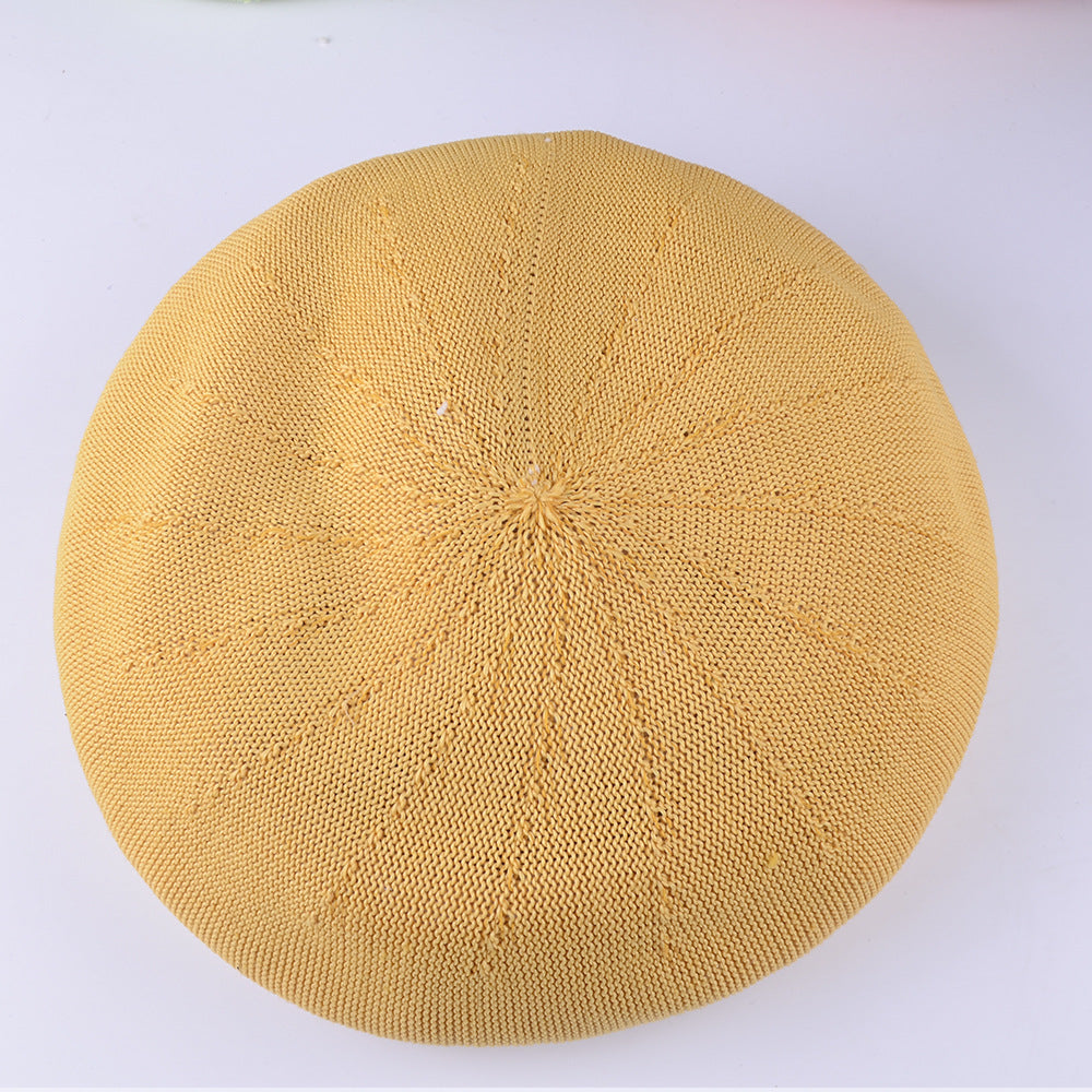 Women's Thin Fashion Retro Beret Knit