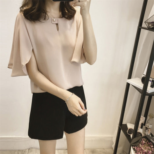 Plus Size Women's Loose And Slim Short Sleeve T-shirt Top