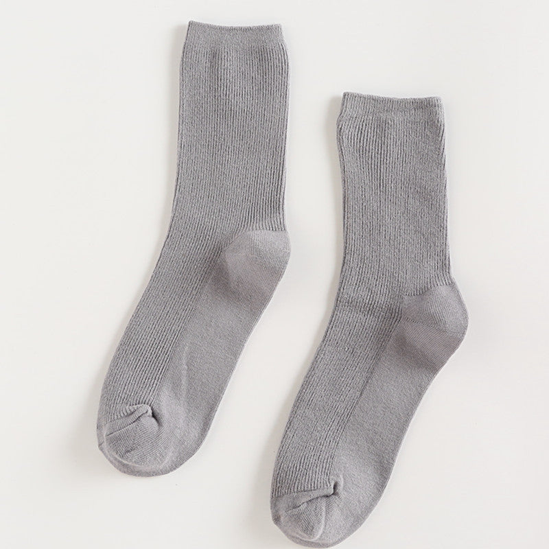 Medium Tube Long Tube Fluorescent Candy Color Socks