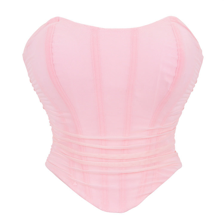 New Style Black Breathable Mesh Top
