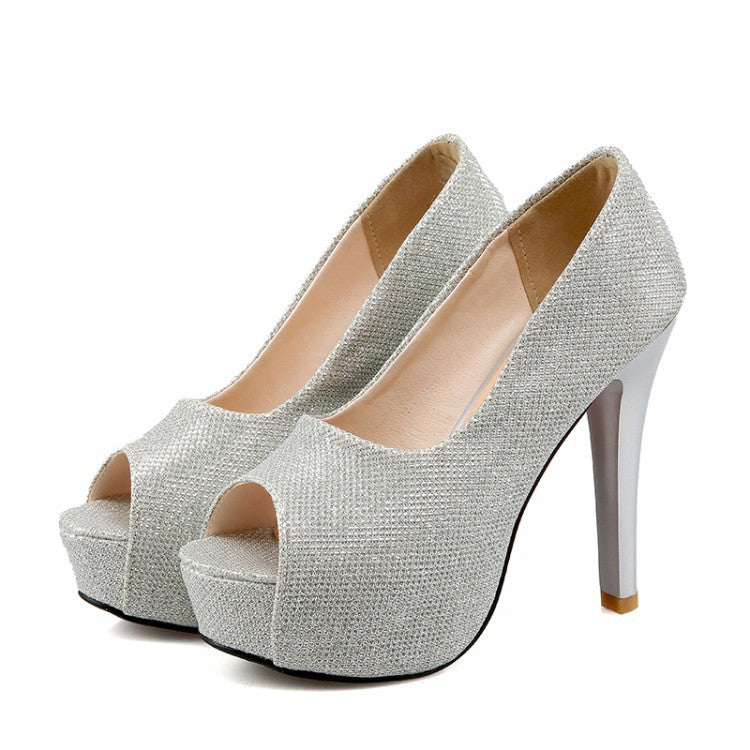 Women's Fish Mouth High Heel Sandals