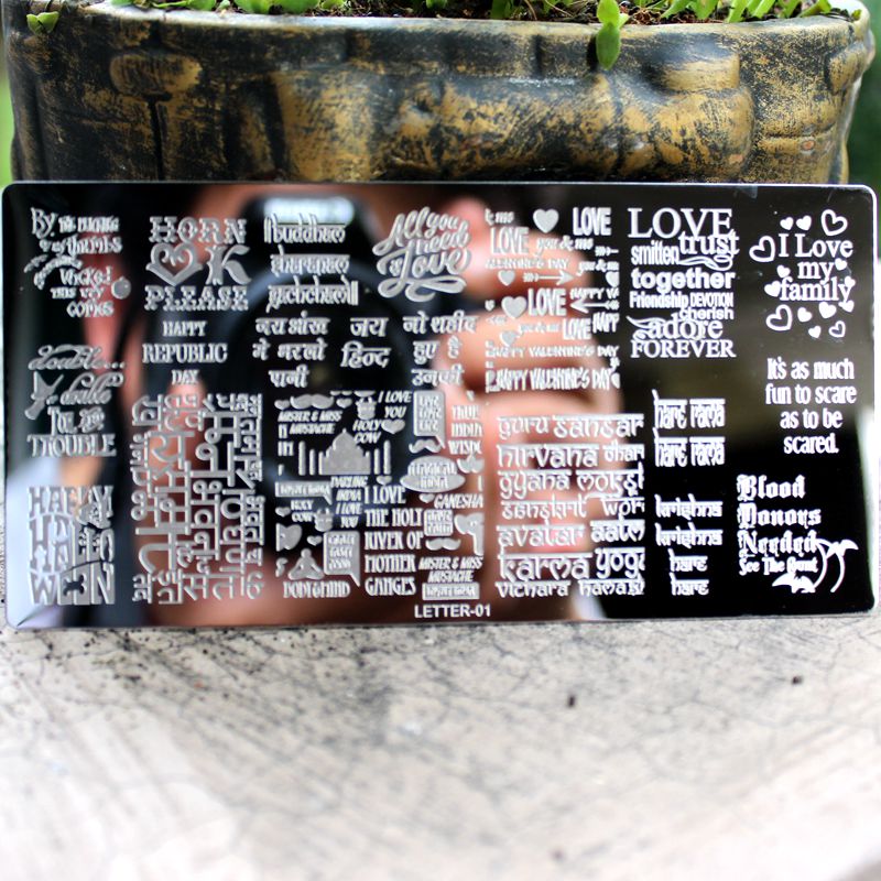 Fashion Nail Printing Plate Portable