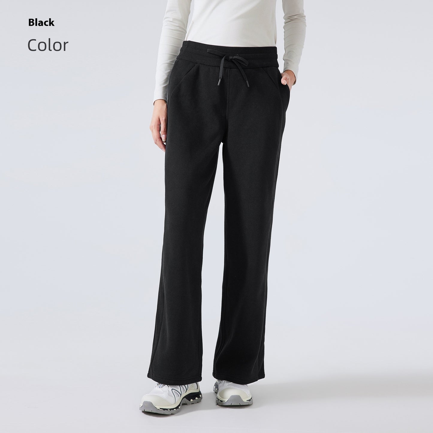 Fleece-lined Warm Fitness Track Sweatpants