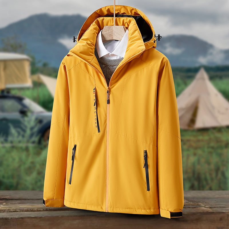 Outdoor Shell Jacket Men's Single Layer Spring And Autumn