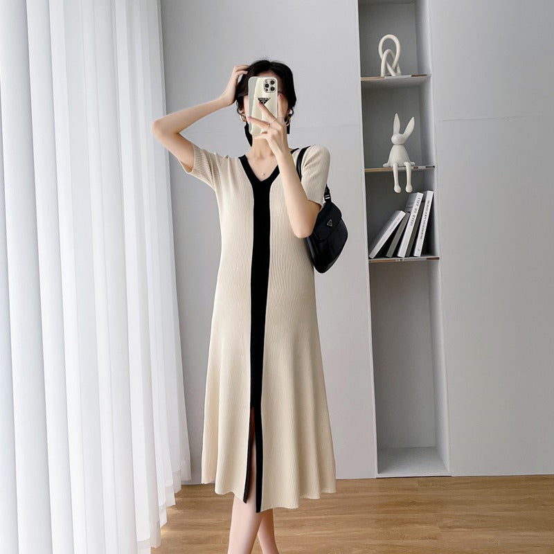 Slim Fit And Slim Knit High Stretch Dress
