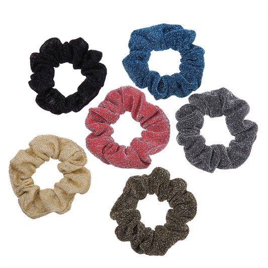 Simple Headgear Glittering Large Intestine Ring