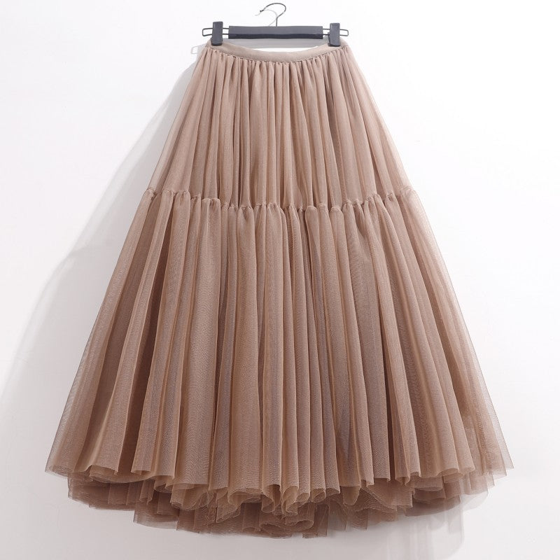 High Waisted Mid Length Cake Mesh Fairy Dress