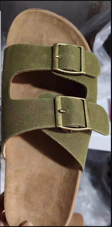 Comfortable Large Size Cork Sandals