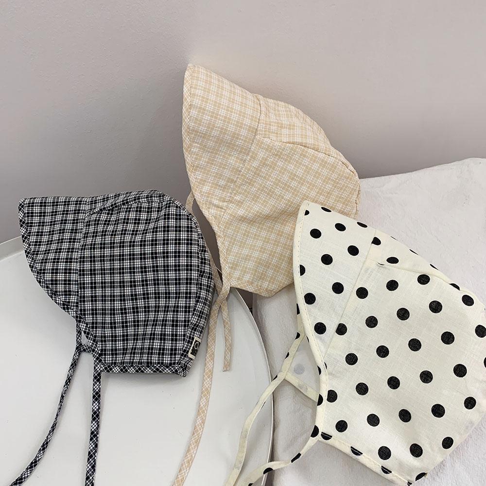 Baby Big Brim Windproof Lace-up Sun Hat