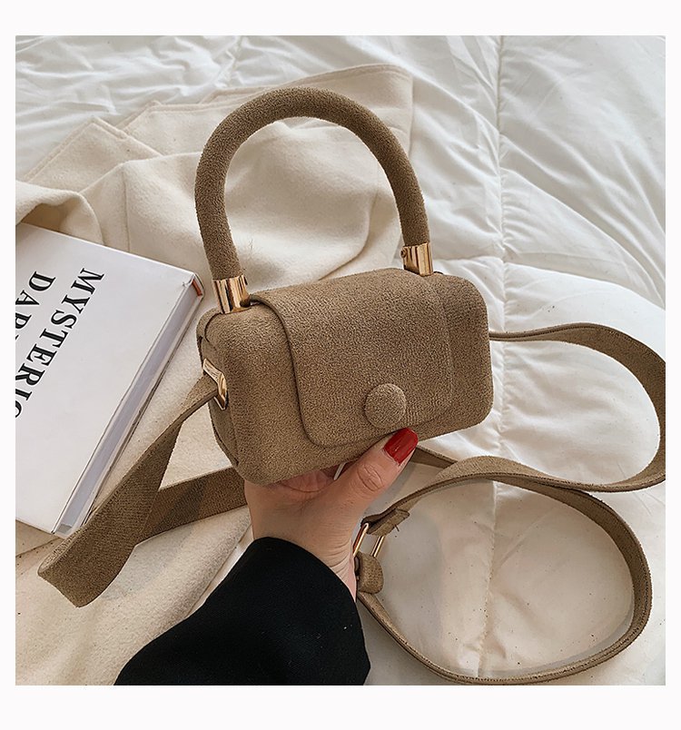 Women's New Popular Frosted One-shoulder Messenger Handbag