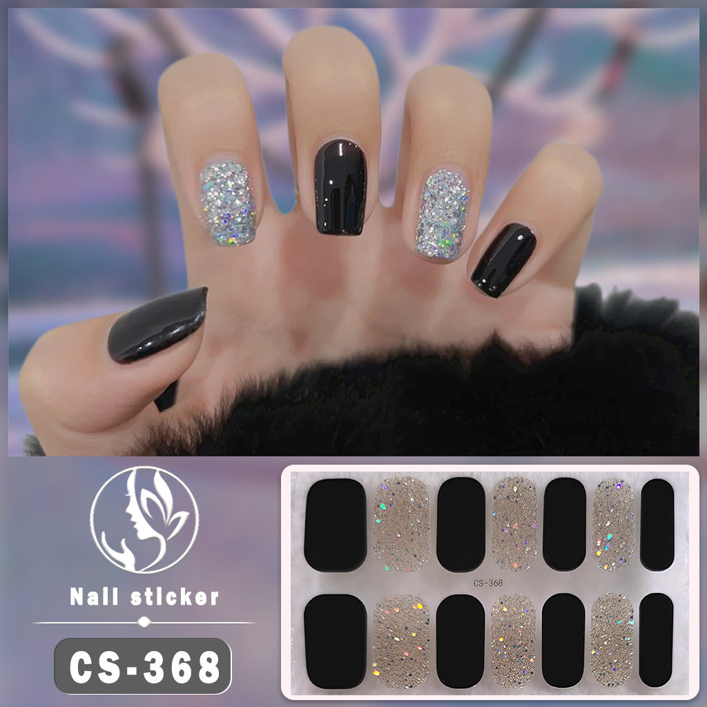 Waterproof Solid Color Nail Art Nail Shaped Piece