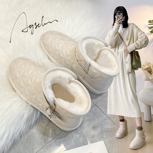 Snow Boots Age Reducing Bread And Cotton Shoes