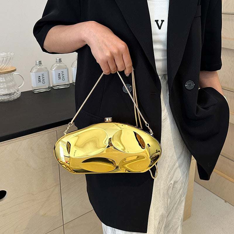 Small Bag Women's Fashion Design Western Style Shoulder  Acrylic