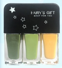 Three-in-one DIY No-bake Tearable Sequined Nail Polish Set