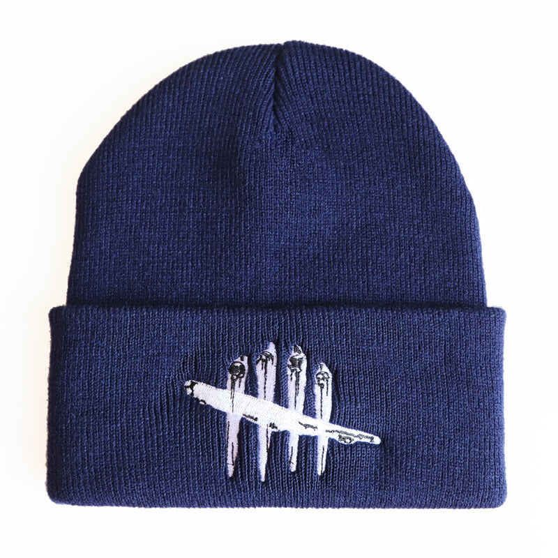 Hip Hop Ski Embroidered Knitted Hat