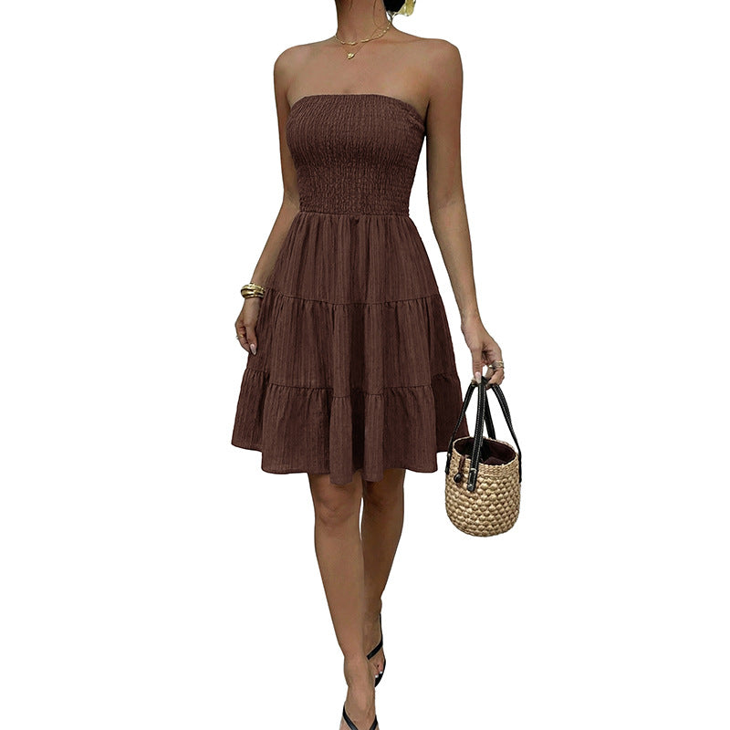 Sleeveless Backless Elegant Womens Dress