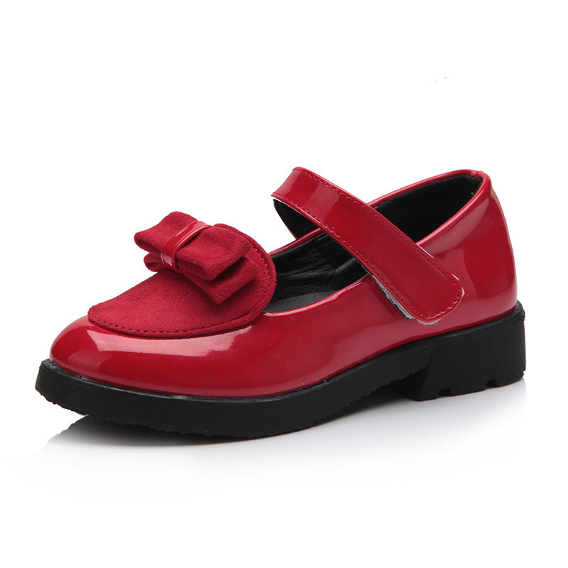 Princess Children's Square Mouth Peas Shoes
