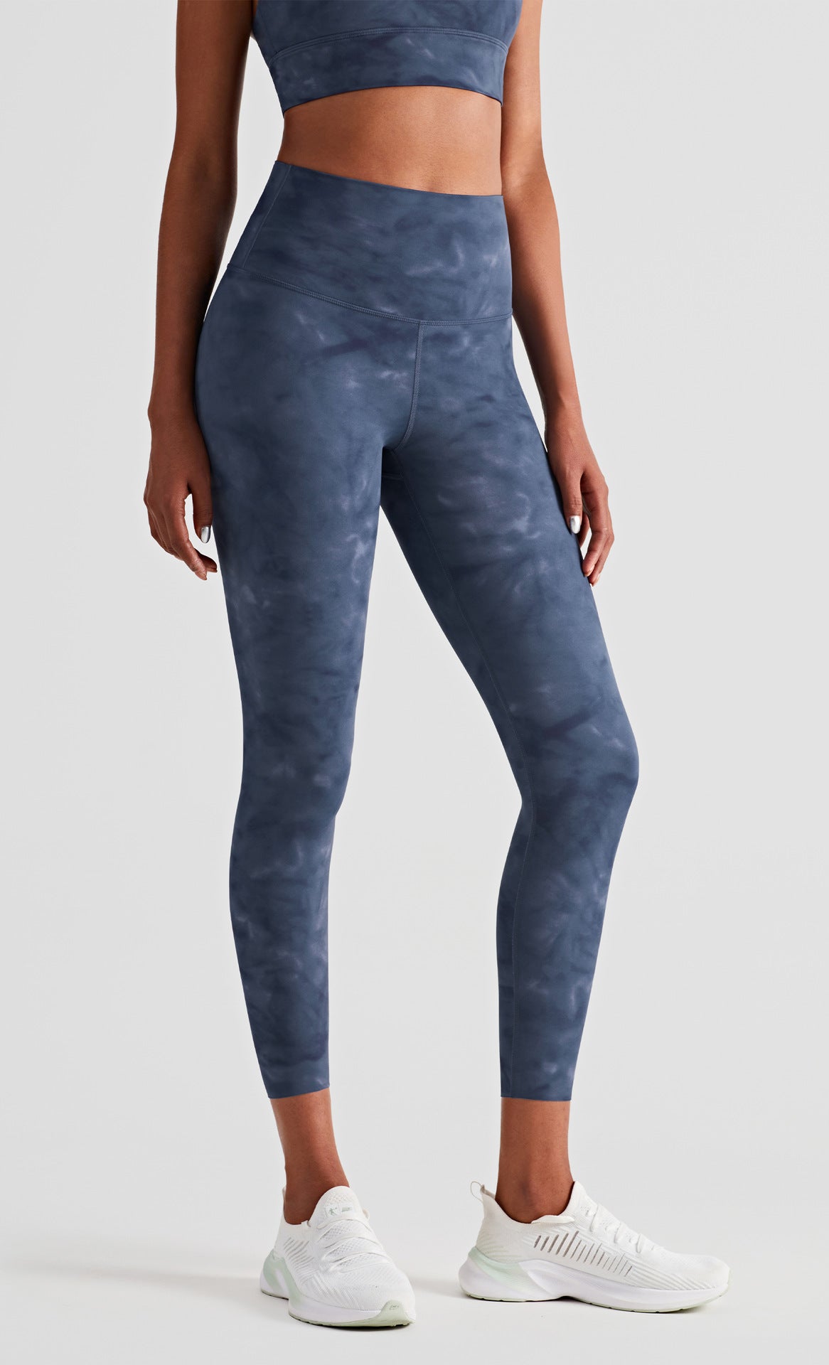 Ink Print Slimming High Waist Peach Hip Lift Fitness Tights