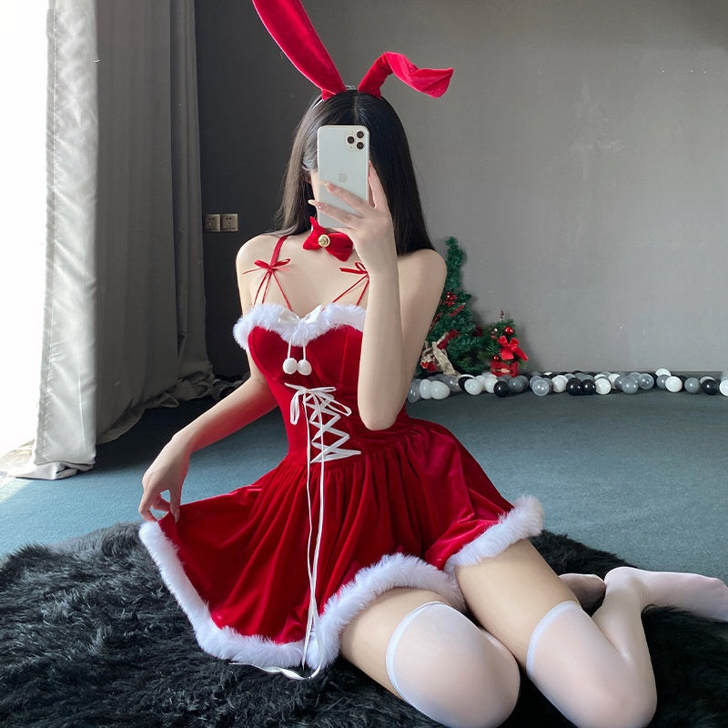 Christmas Costume Cute Bunny Nightclub