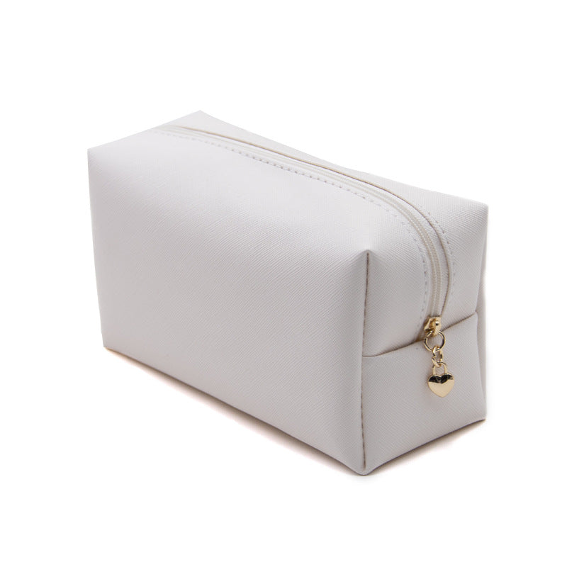 Large Capacity Cosmetic Bag Leather Ladies Pu