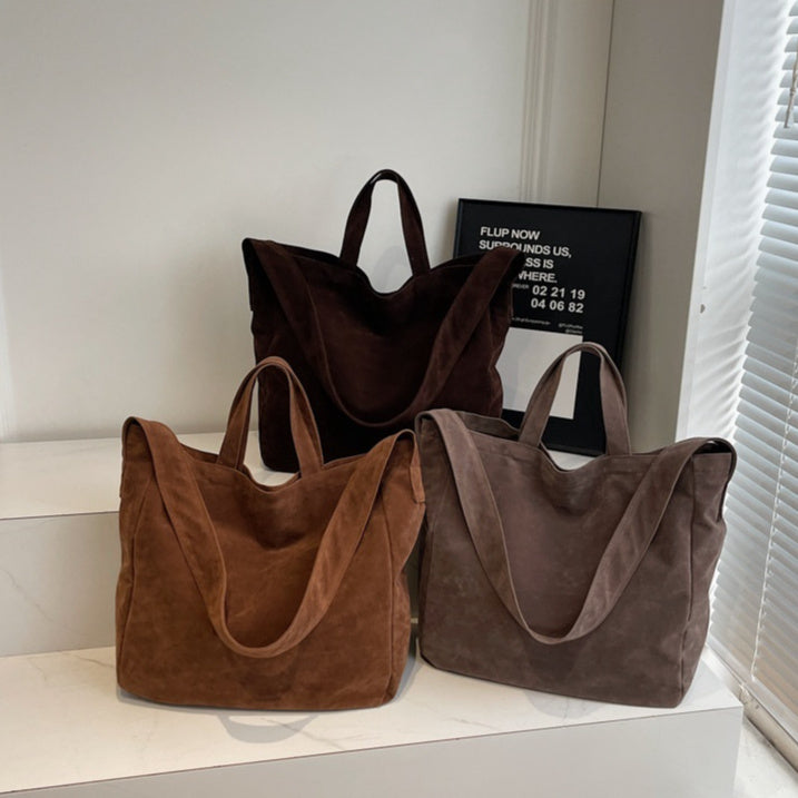 Retro Large Capacity Commute Leisure All-match Shoulder Bag