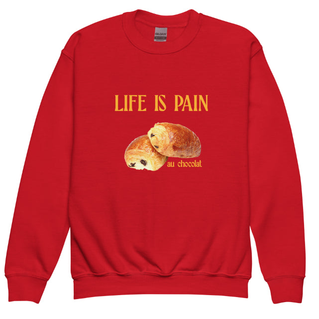 European American Fashion Floral Print Life Is Pain Round Neck Autumn And Winter Bottoming Long Sleeve