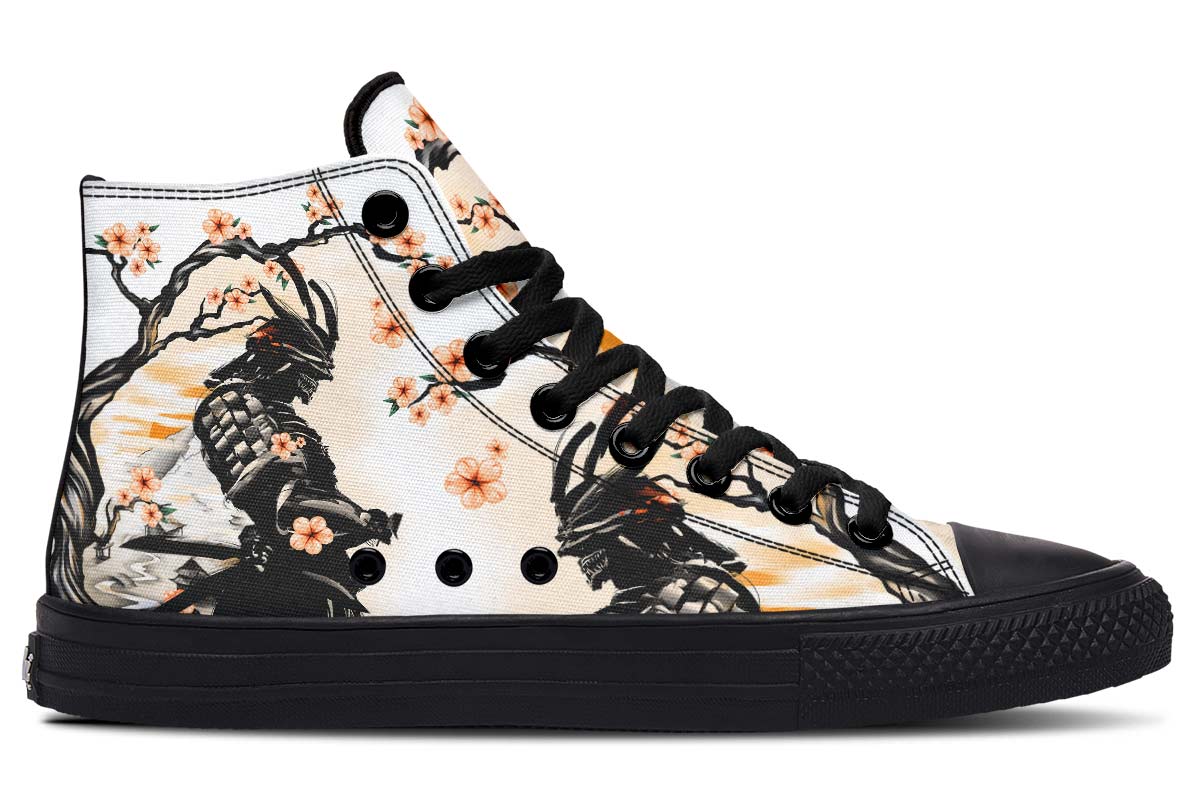 Men's And Women's Fashion Color Printing High-top Canvas Shoes