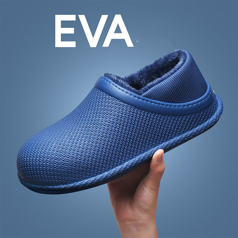 New Autumn And Winter Cotton Slippers Household EVA Waterproof And Non-slip