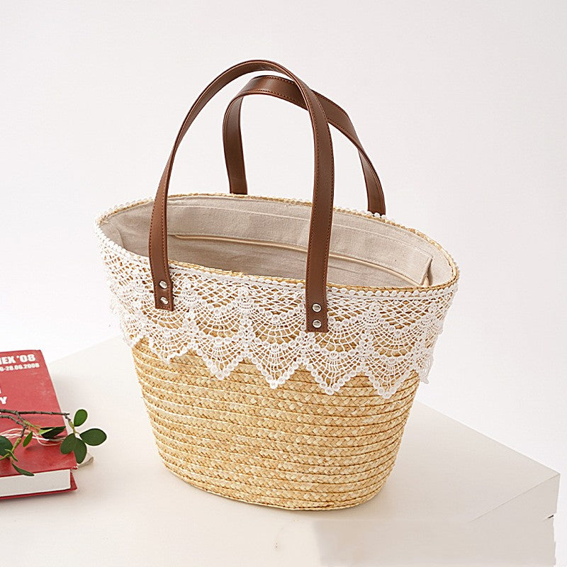 Strå Lille Spandtaske Bærbar Crossbody
