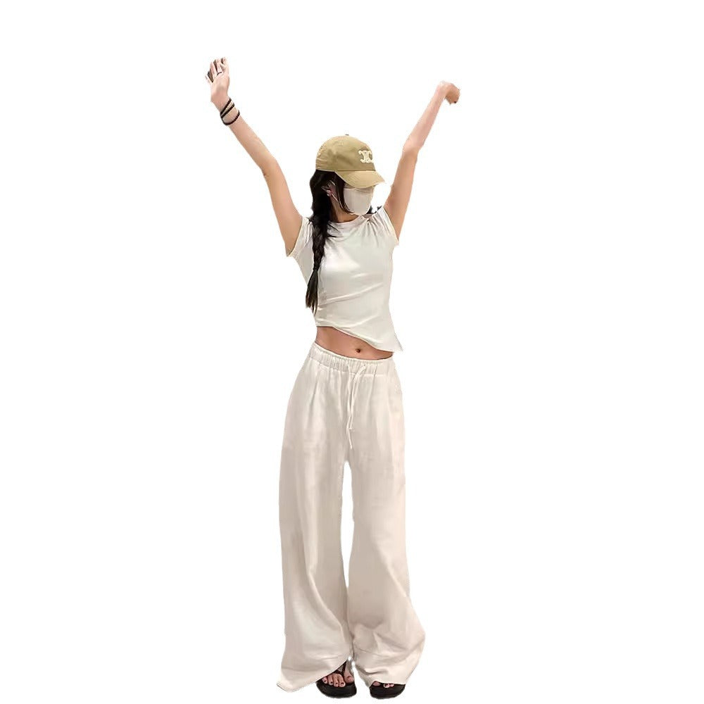 Women's Summer Linen Walking Pants