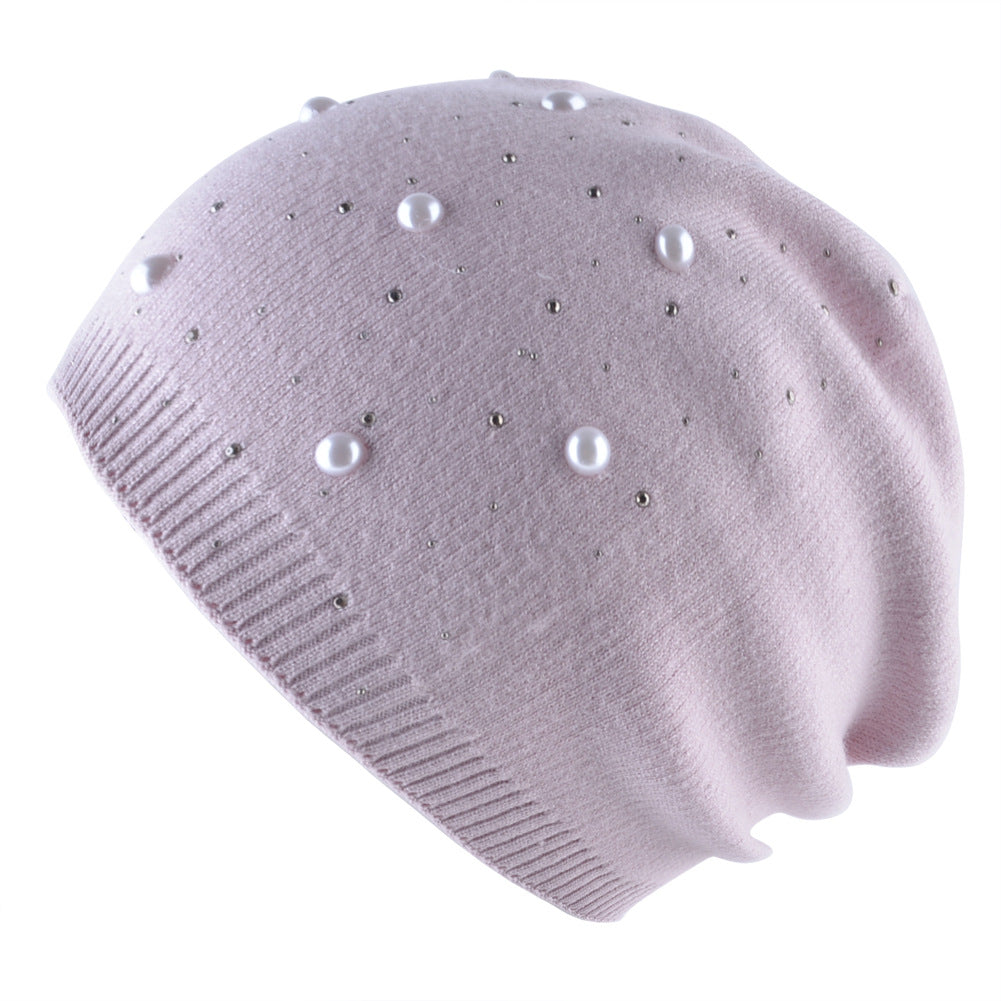 Warm Hot Drill Ladies Rabbit Fur Knitted Hat