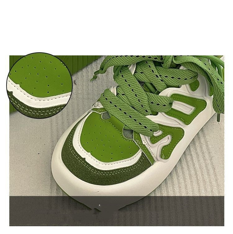 Alsidige Retro Mindretalsdesign Afslappede Sport Skate Sko