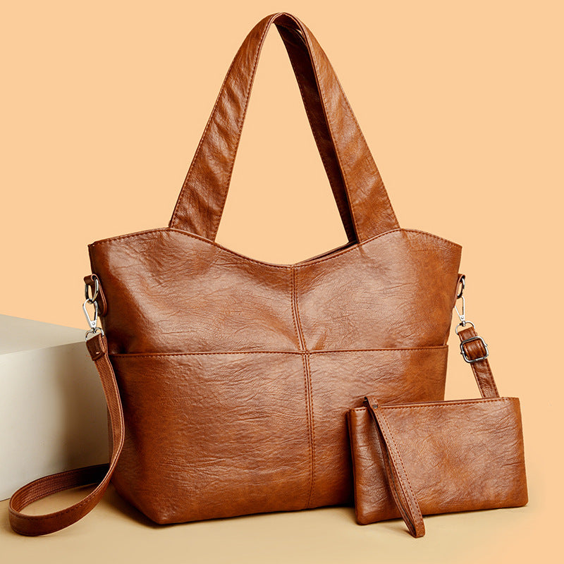 Womens Stylish Minimalist Retro Crossbody Bag Set