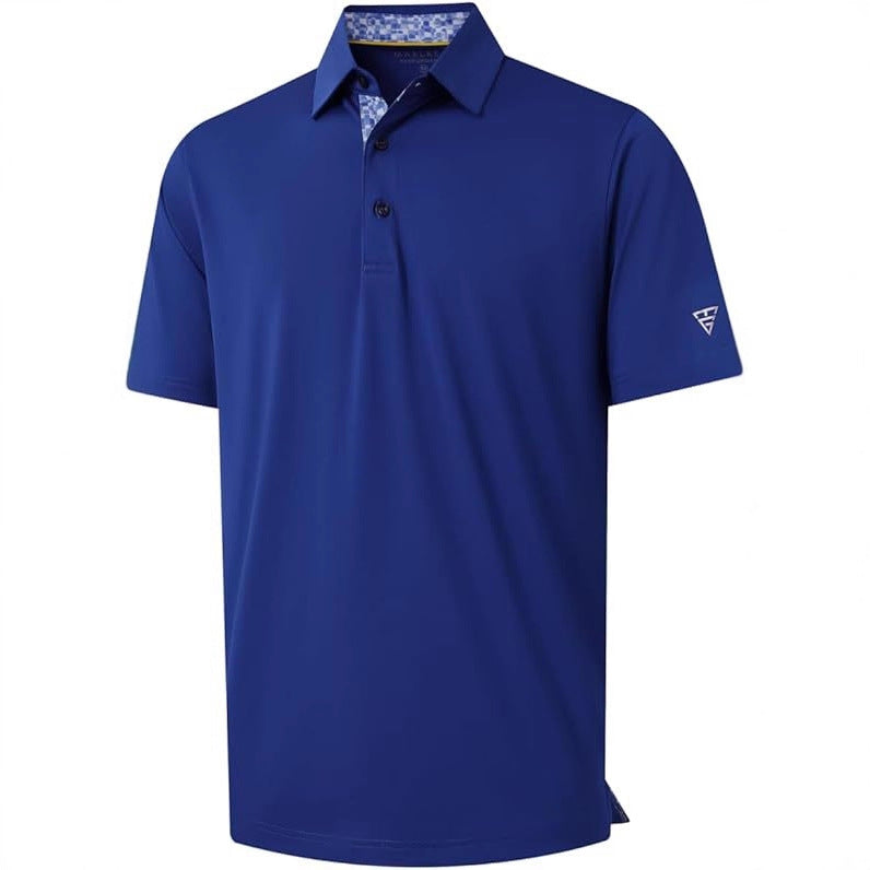 Fashionable Men's Golf Polo Shirt With A Turn-down Collarquick-drying And Breathable