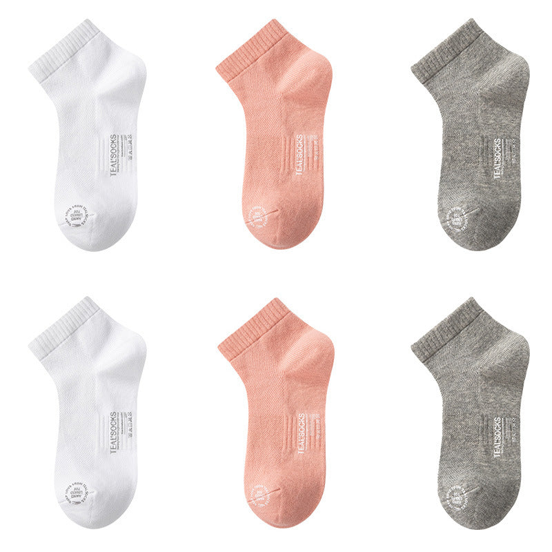 Women's Mid And Low Tube Cotton Antibacterial Stink Prevention Hosiery Boxed