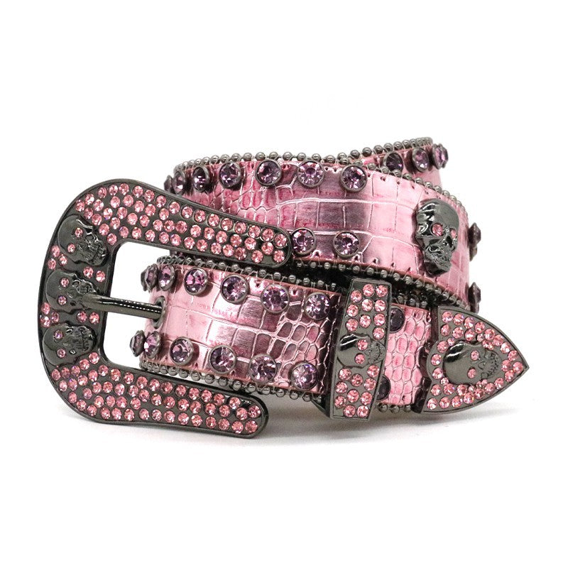 Fashion Personality Diamond Belt Gun Color