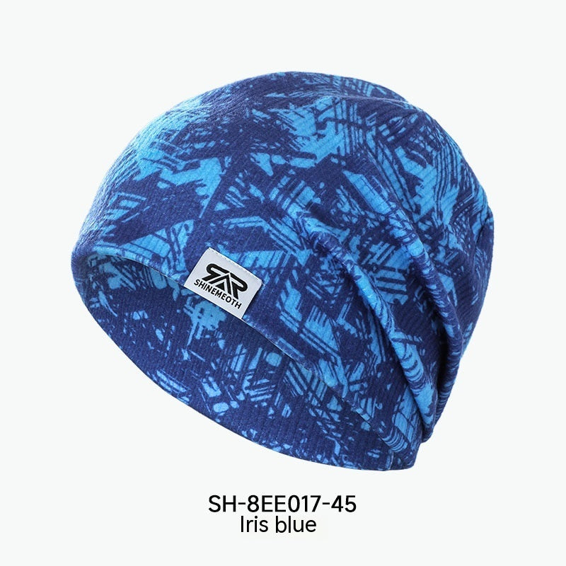 Pure Color Japanese Pile Heap Cap Female Korean Autumn And Winter Students Warm-keeping Knitted Earflaps Cap