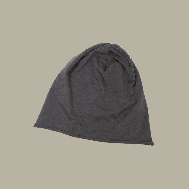 Japanese Style All-matching Black Thin Letter Toque