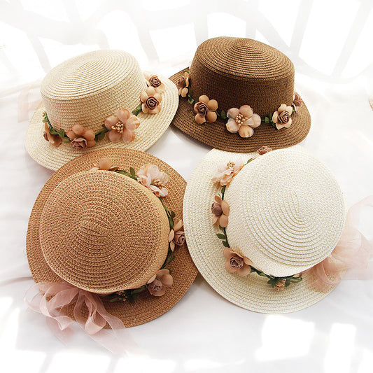 Women's Sun Garland Beach Outdoor Top Hat Sun Protection