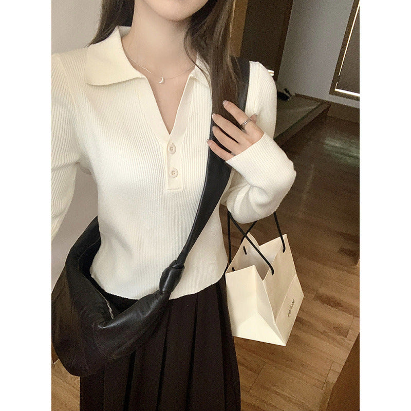 Slim Fit Inner Wear Sweater Slimming Top