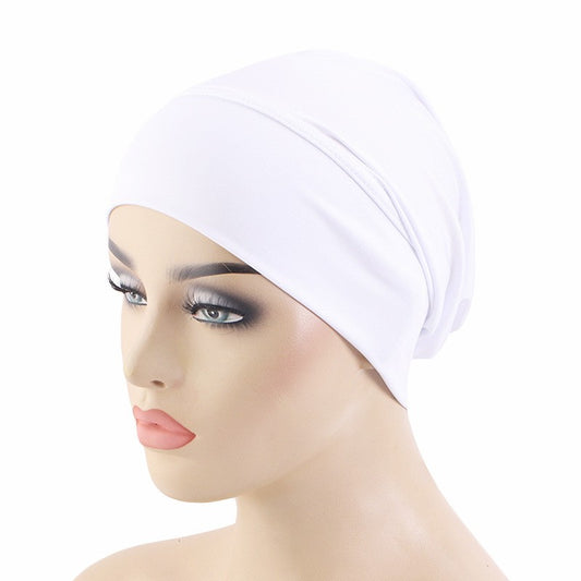 Ethnic Stretch Tam-o'-shanter Solid Color