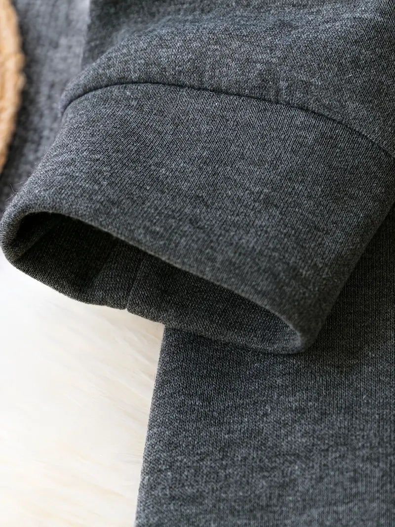 Hættetrøjejakke med ægte lommer i farvekontrasterende patchwork