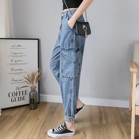 Pigernes Højtaljede Løse Overall Casual