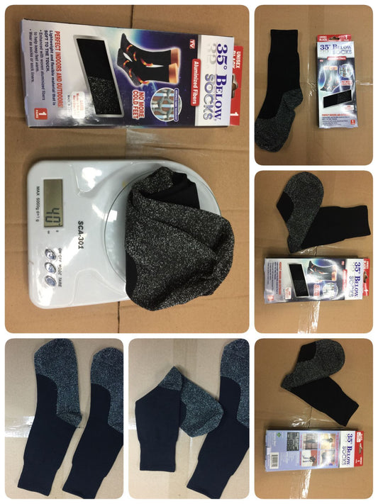 Aluminized Fiber Heating Socks 35 Degrees Warmth
