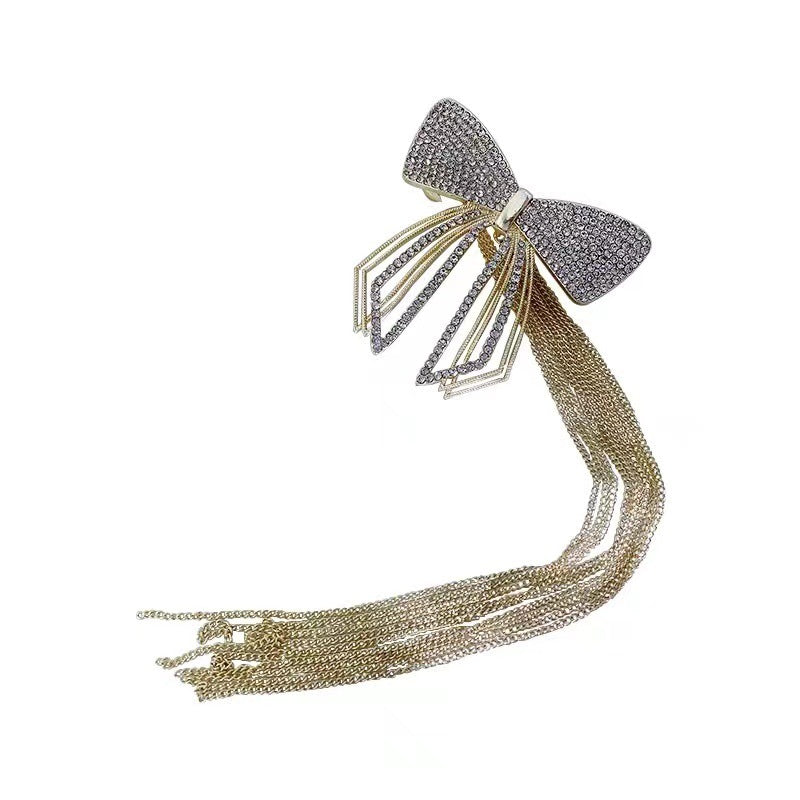 Women's Zinc Alloy Bow Tassel Hairpin Fashion Hair Accessories