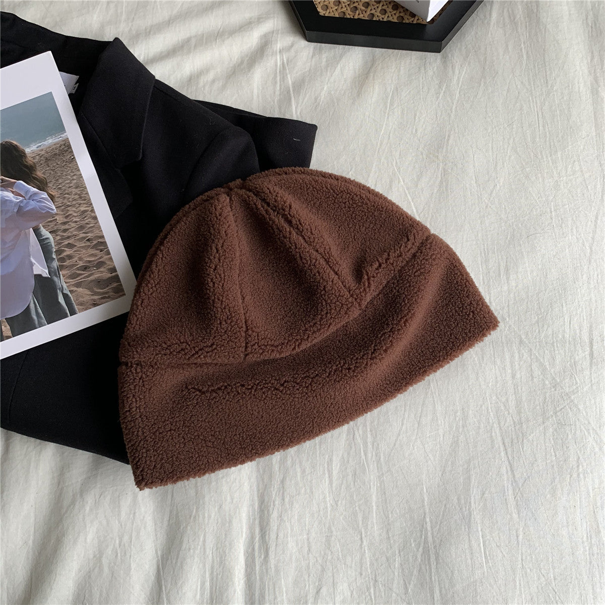 Women's Trendy New Winter Solid Color Fisherman Hat