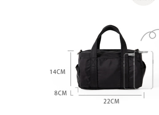 Letvægts casual crossbody pudetaske med stor kapacitet